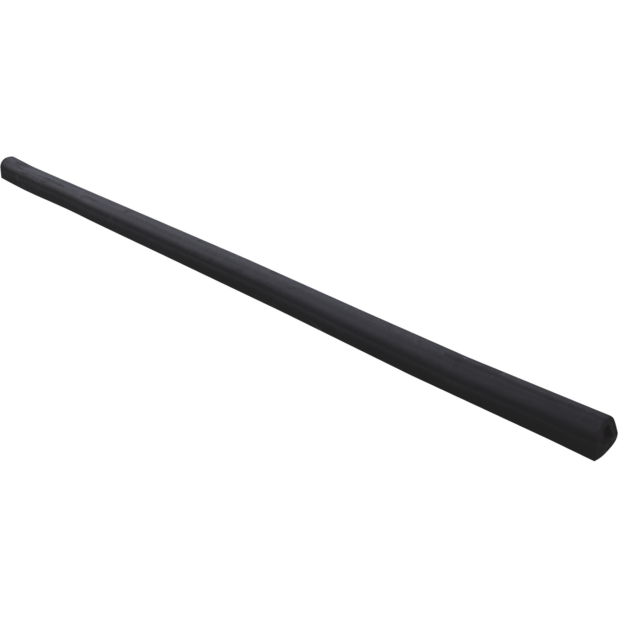 Vestil Extruded Bumper - 120in.L x 4-1/4in.W x 4in.H, No Holes, All-Weather Rubber, Model# M-4-120